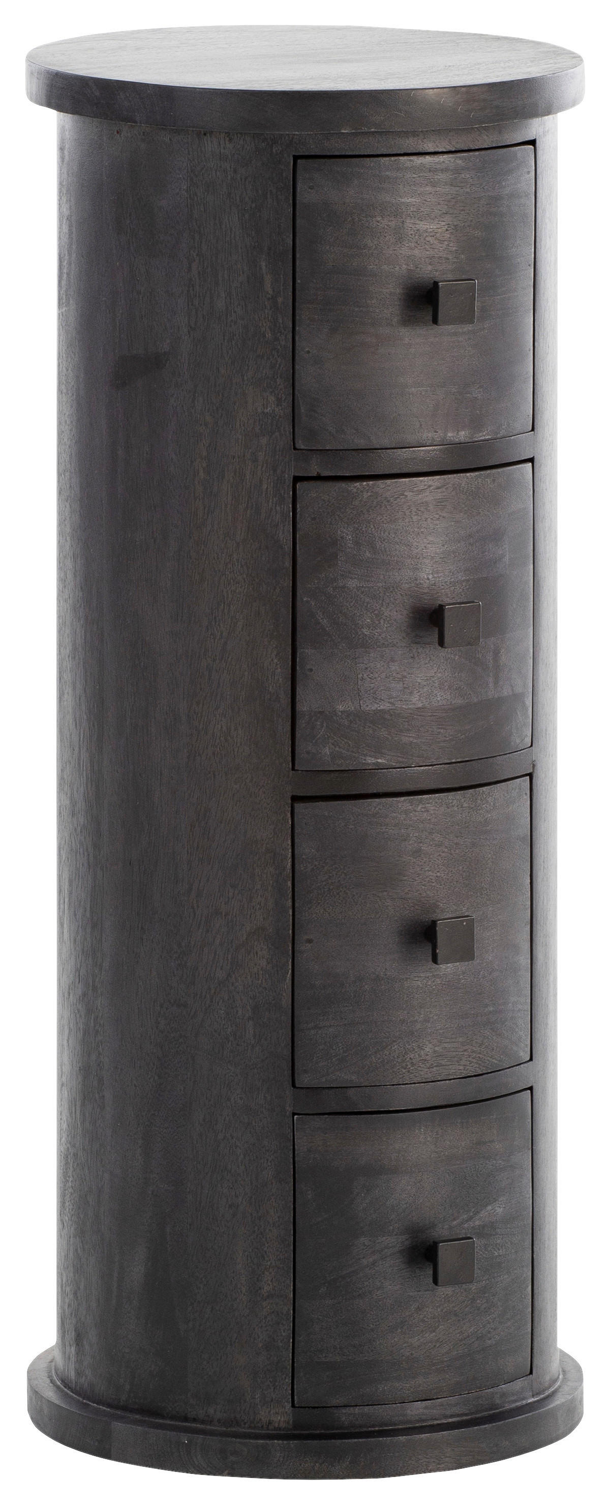 Sideboard schwarz B/H/T: ca. 34x85x34 cm Sideboard - schwarz (34,00/85,00/34,00cm) - Wohnling