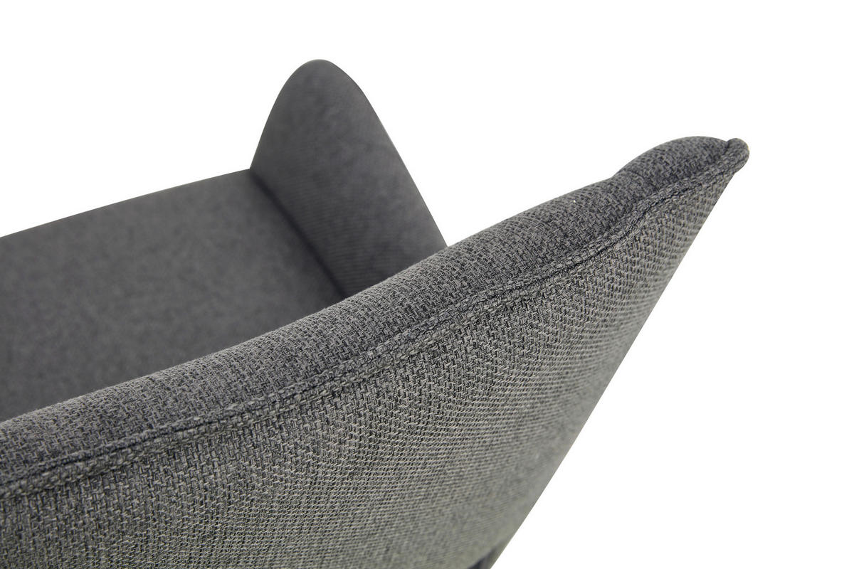 Stuhl HELEN, 2er Set anthrazit schwarz B/H/T: ca. 56x91x63 cm HELEN, 2er Set - schwarz/anthrazit (56,00/91,00/63,00cm) - xonox.home