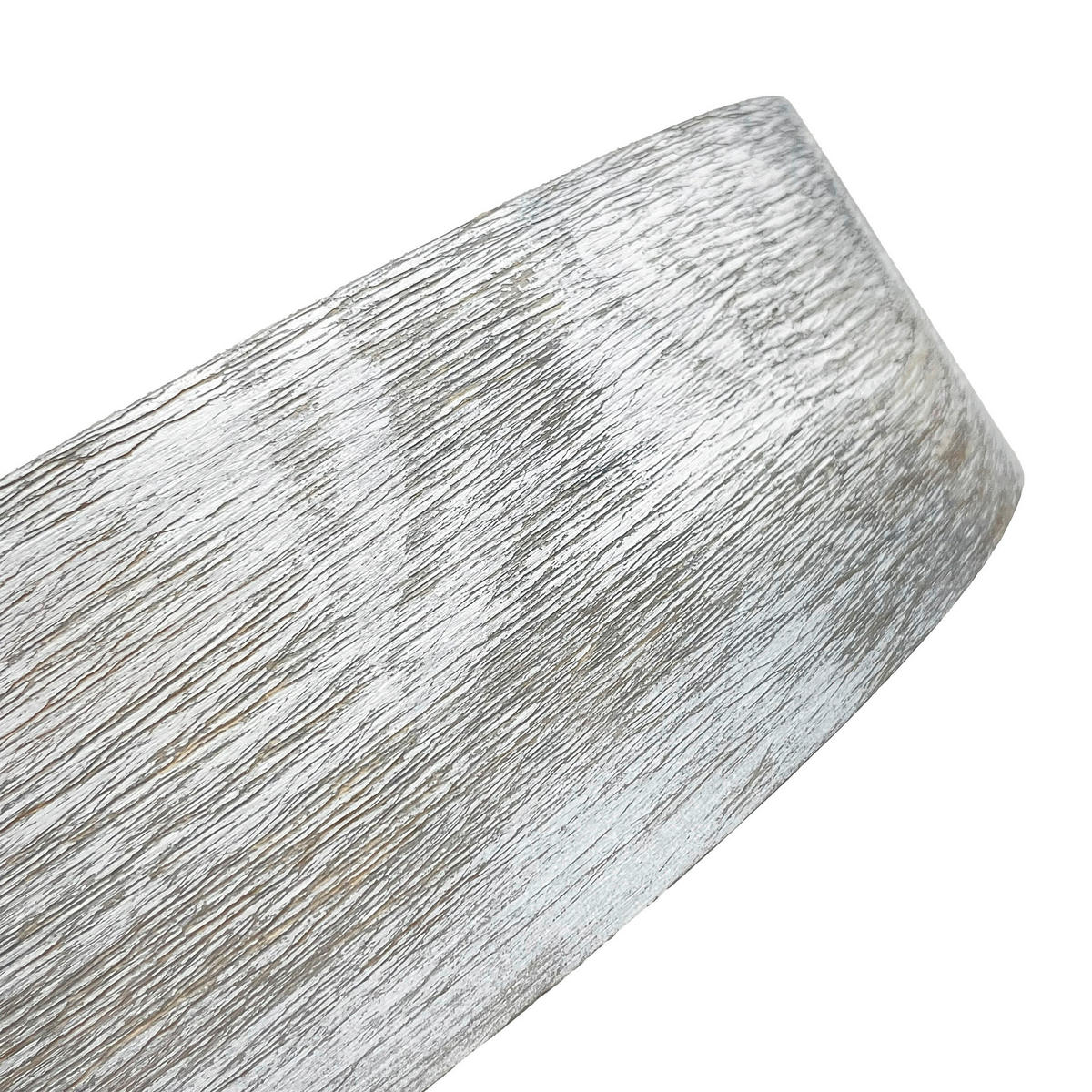 Lamkur Deckenleuchte weiß hellbraun Holz Glas B/H/L: ca. 48,5x12x48,5 cm 3 Brennstellen Eveline - weiß/hellbraun (48,50/48,50/12,00cm) - Lamkur