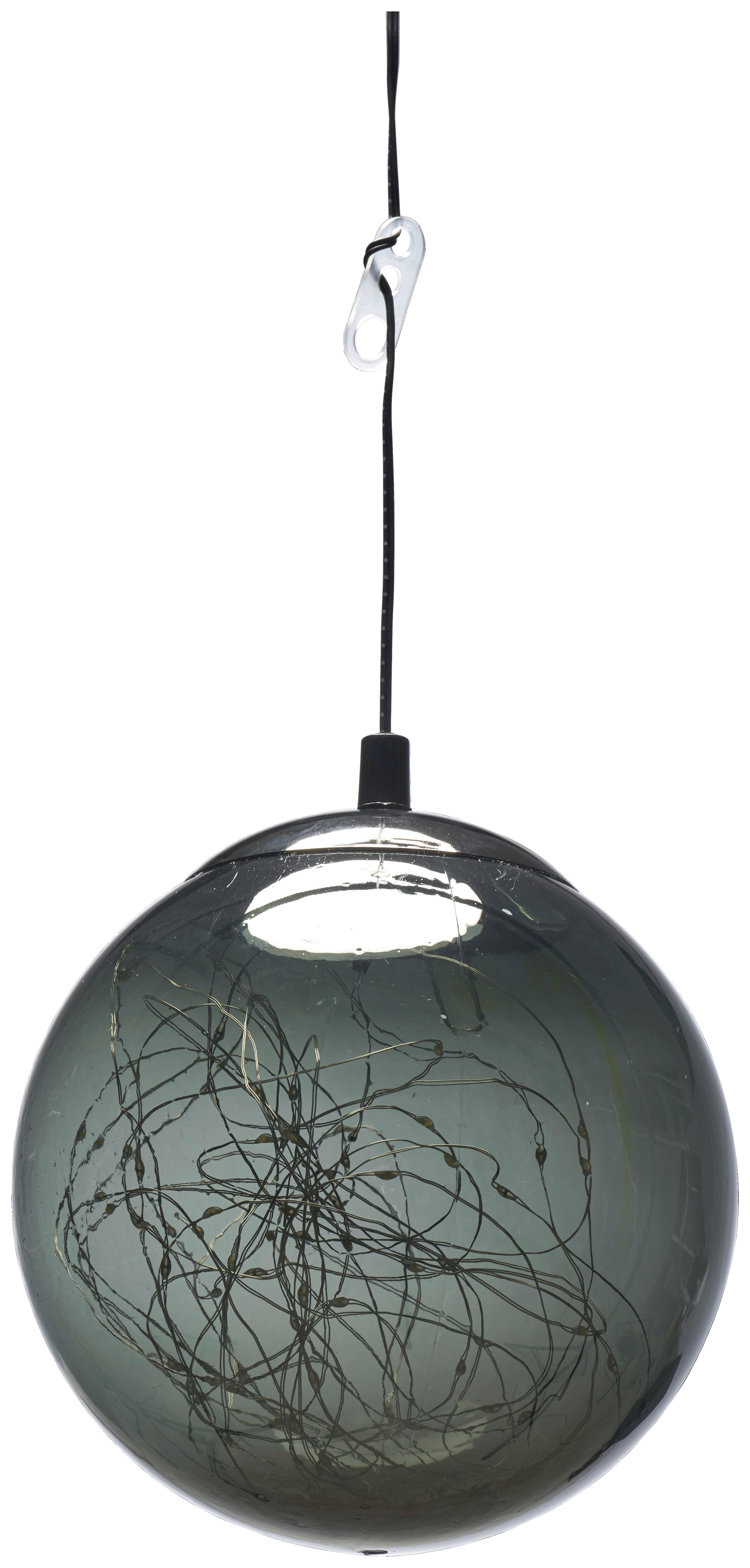 Pendelleuchte grau Kunststoff D: ca. 18 cm LED-Pendelleuchte_Nineveh - grau (18,00cm)