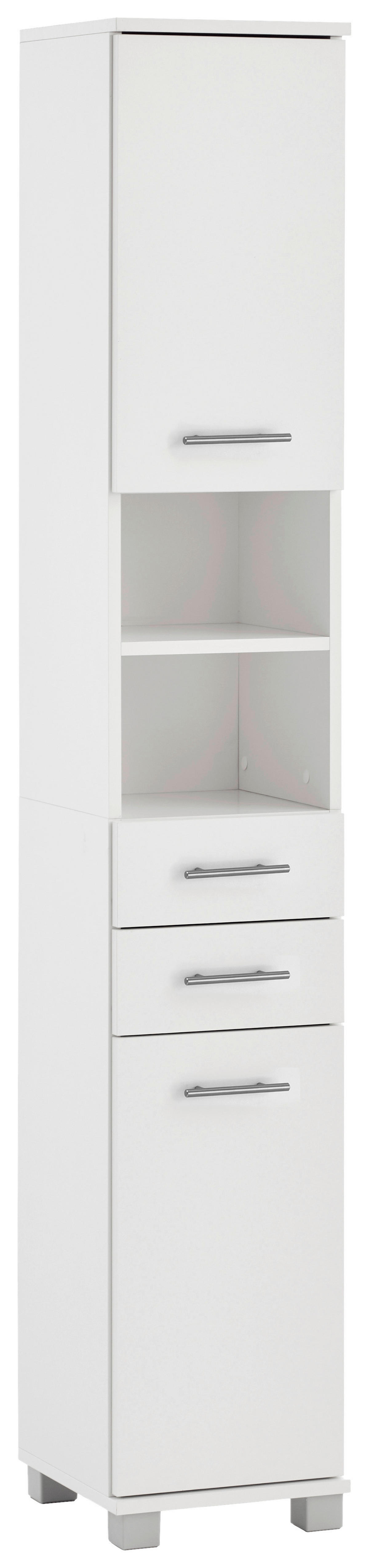 Hochschrank Emmi weiß matt B/H/T: ca. 30,3x180,9x32,6 cm Emmi - weiß (30,30/180,90/32,60cm) - Schildmeyer