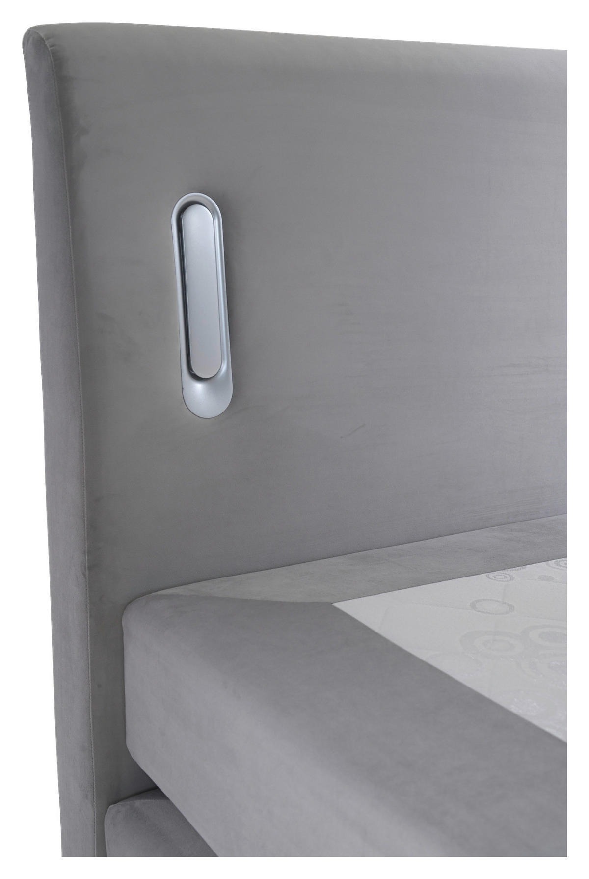 Boxspringbett Lighting hellgrau Liegefläche B/L: ca. 180x200 cm Lighting - hellgrau (181,00/119,00/224,00cm)