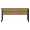 Schreibtisch Amanda Eiche Artisan Nachbildung B/H/T: ca. 170x77x73 cm Amanda - Eiche (170,00/77,00/73,00cm)