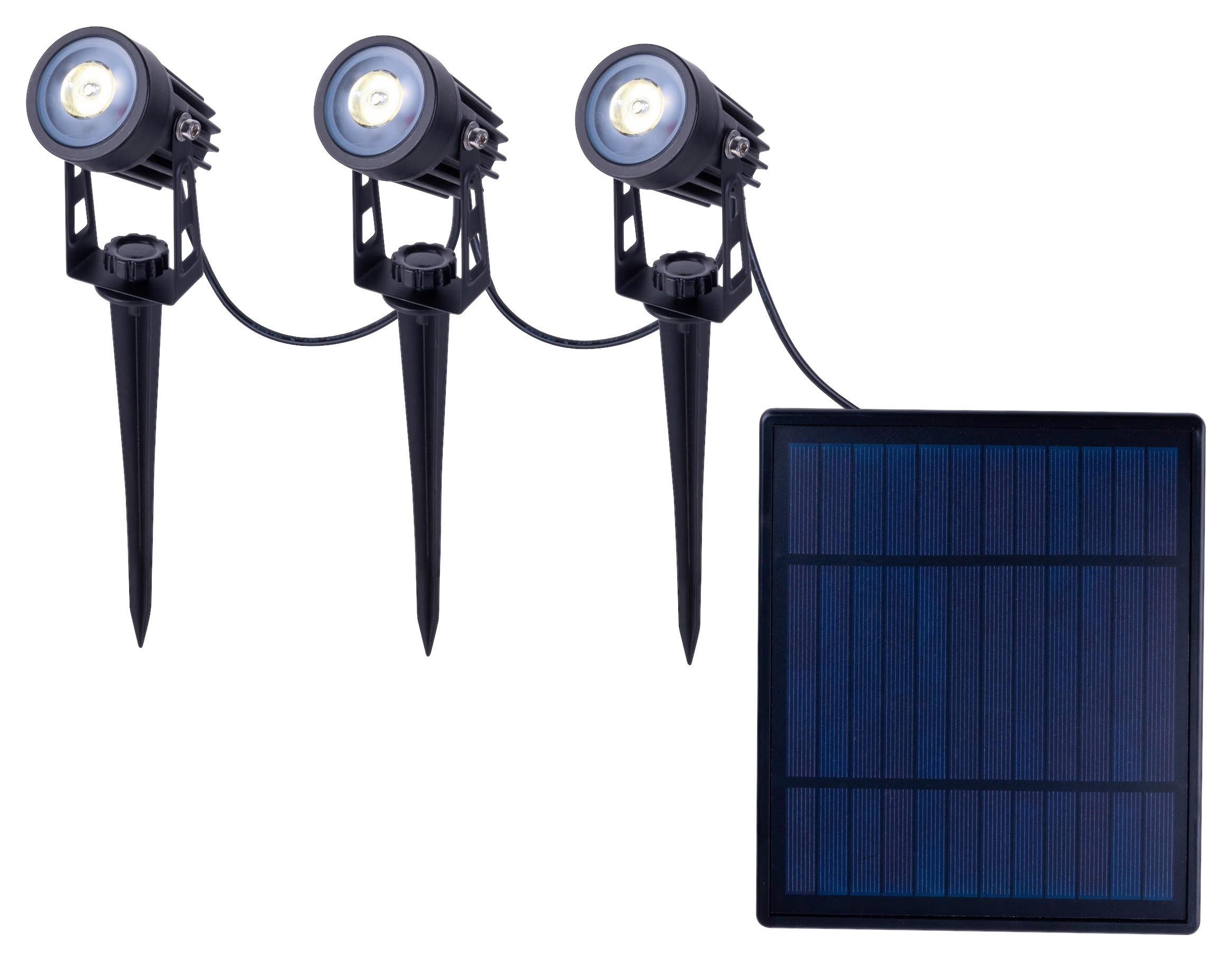 Spotleuchte 5302822 schwarz Kunststoff Metall B/H/T: ca. 4,1x9x4,1 cm Spoti - schwarz (4,10/9,00/4,10cm) - Näve Leuchten