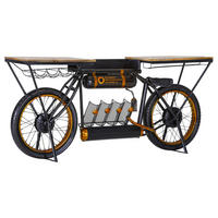 Bartisch Slow Ride braun Mango B/H/T: ca. 187x83x44 cm Slow Ride - braun/schwarz (187,00/83,00/44,00cm)