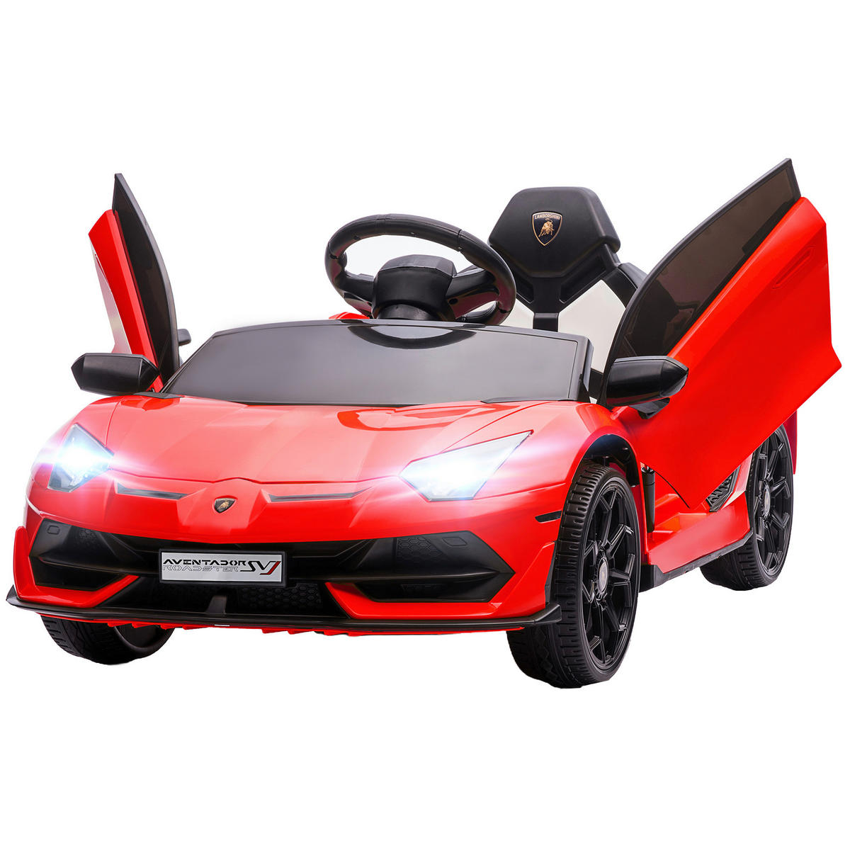 HOMCOM Kinderauto rot B/H/L: ca. 63x107,5x42 cm Kinderfahrzeug - rot (42,00/63,00/107,50cm) - HOMCOM