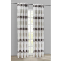 POCOline Schlaufenvorhang Dolly anthrazit B/L: ca. 140x245 cm Dolly - anthrazit/silber (140,00/245,00cm) - POCOline