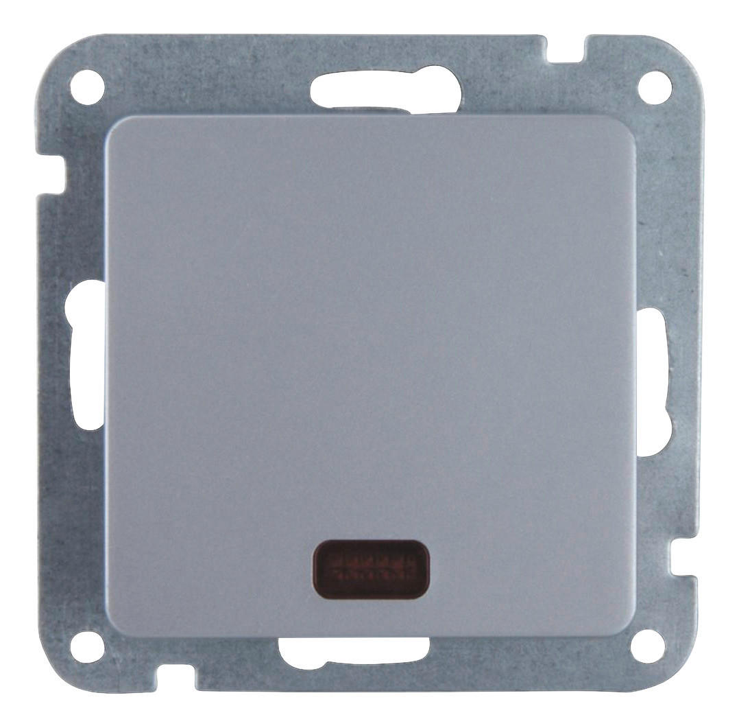 UniTec Kontroll-Wechselschalter silber ca. 250 V Kontroll-Wechselschalter_Genua - silber - UniTec