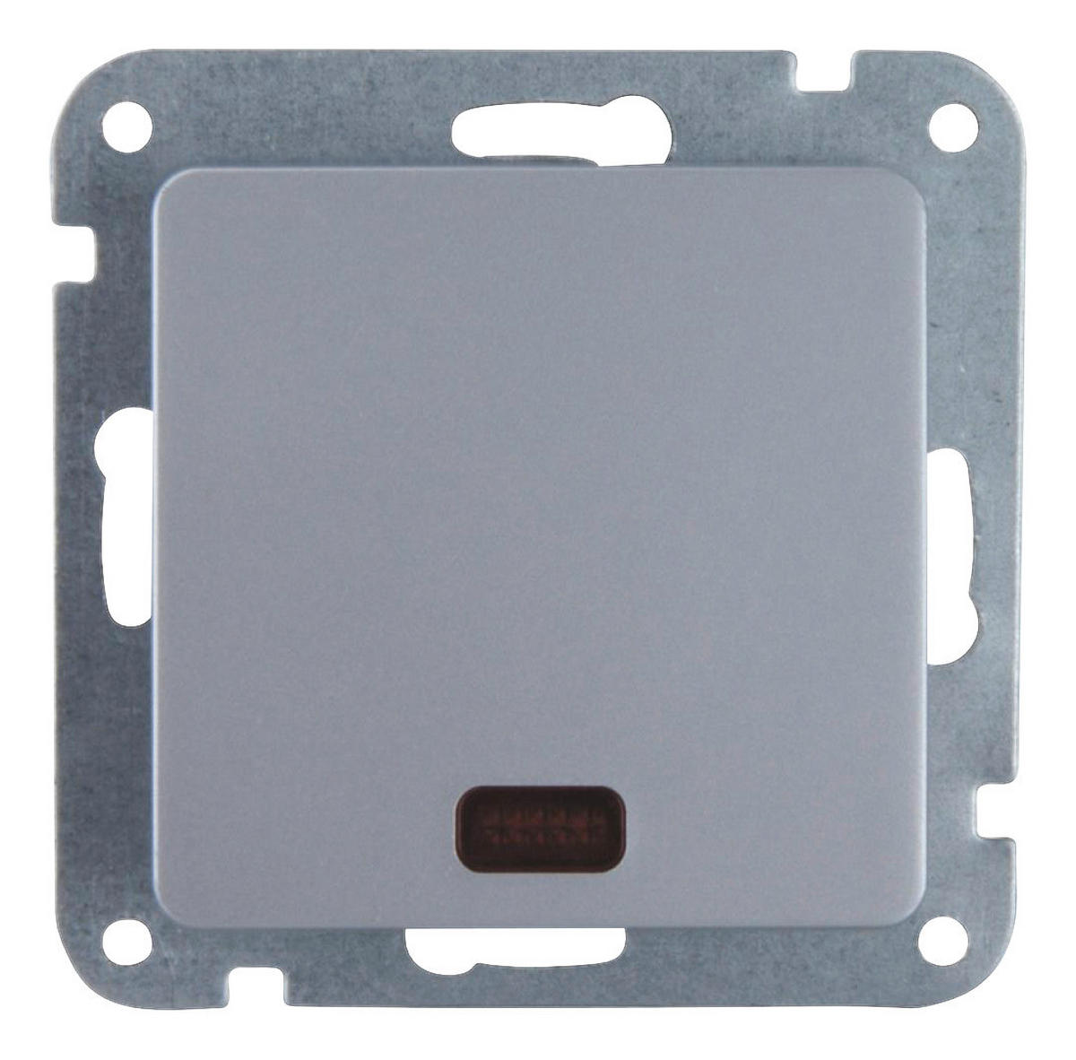 UniTec Kontroll-Wechselschalter silber ca. 250 V Kontroll-Wechselschalter_Genua - silber - Unitec