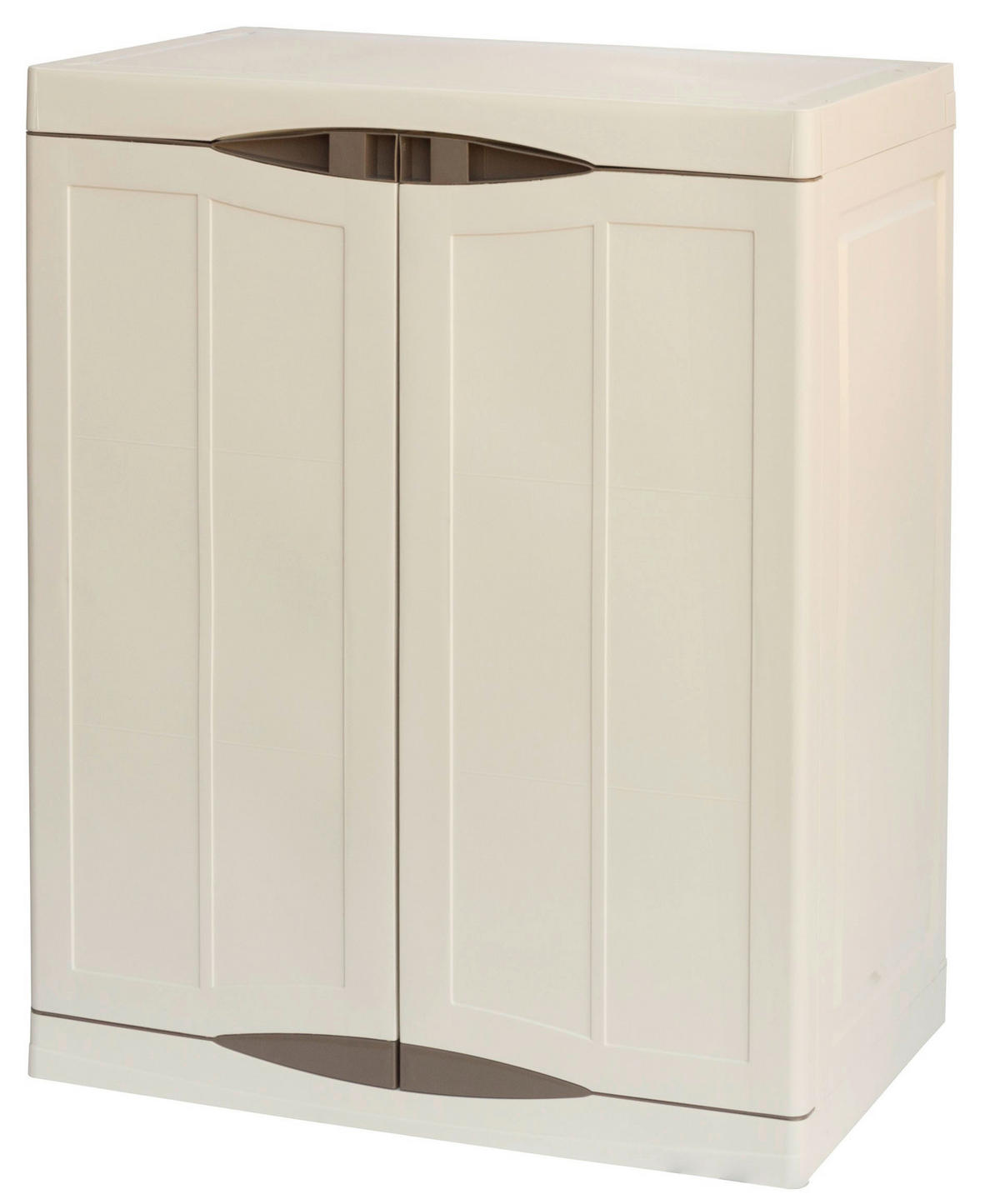 Artplast Kunststoffschrank Evolution beige Polyrattan B/H/L: ca. 47x97x70 cm Evolution - braun/beige (70,00/47,00/97,00cm) - ArtPlast