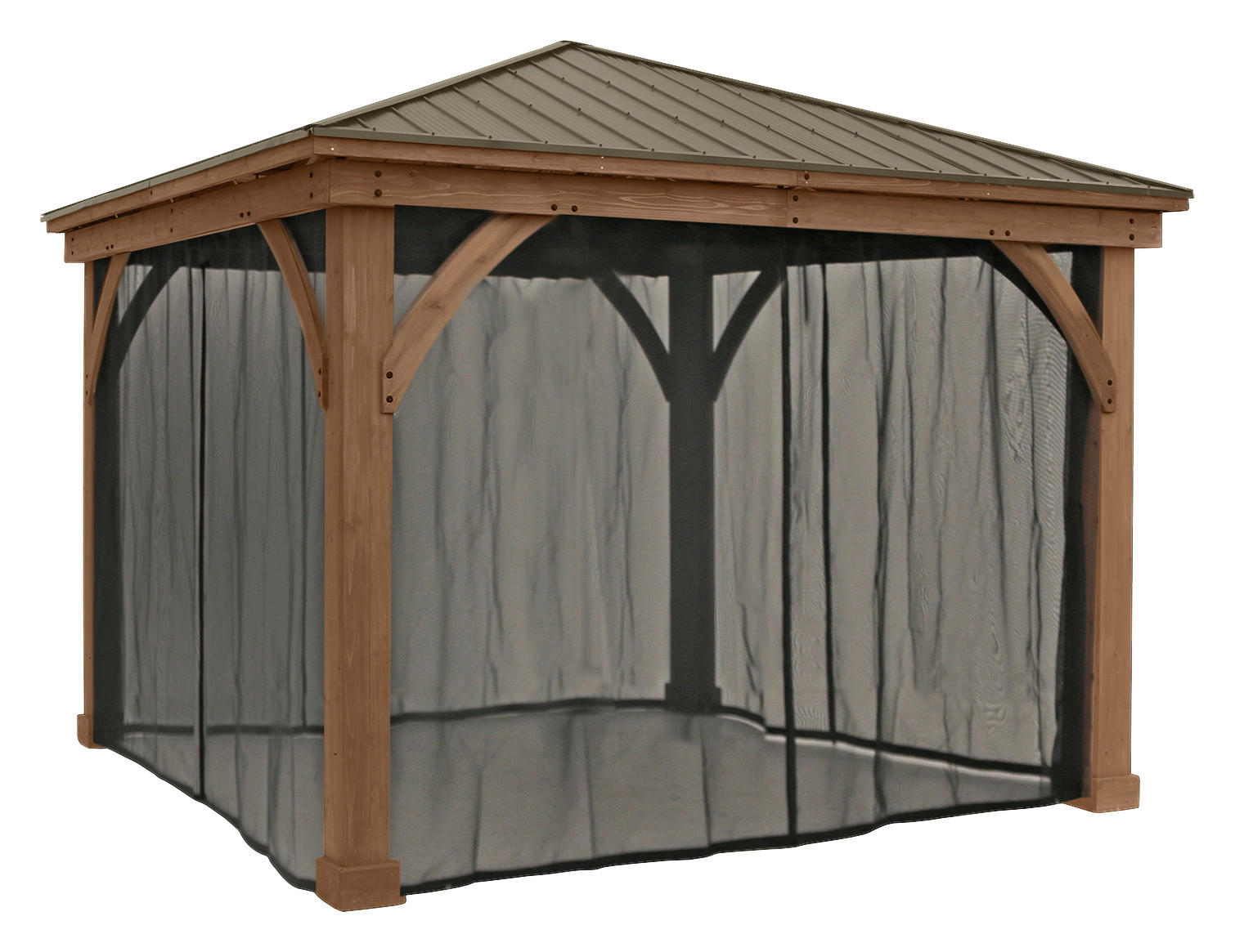 Westmann Pavillon-Moskitonetz Devon schwarz Kunststoff Devon - schwarz - Westmann