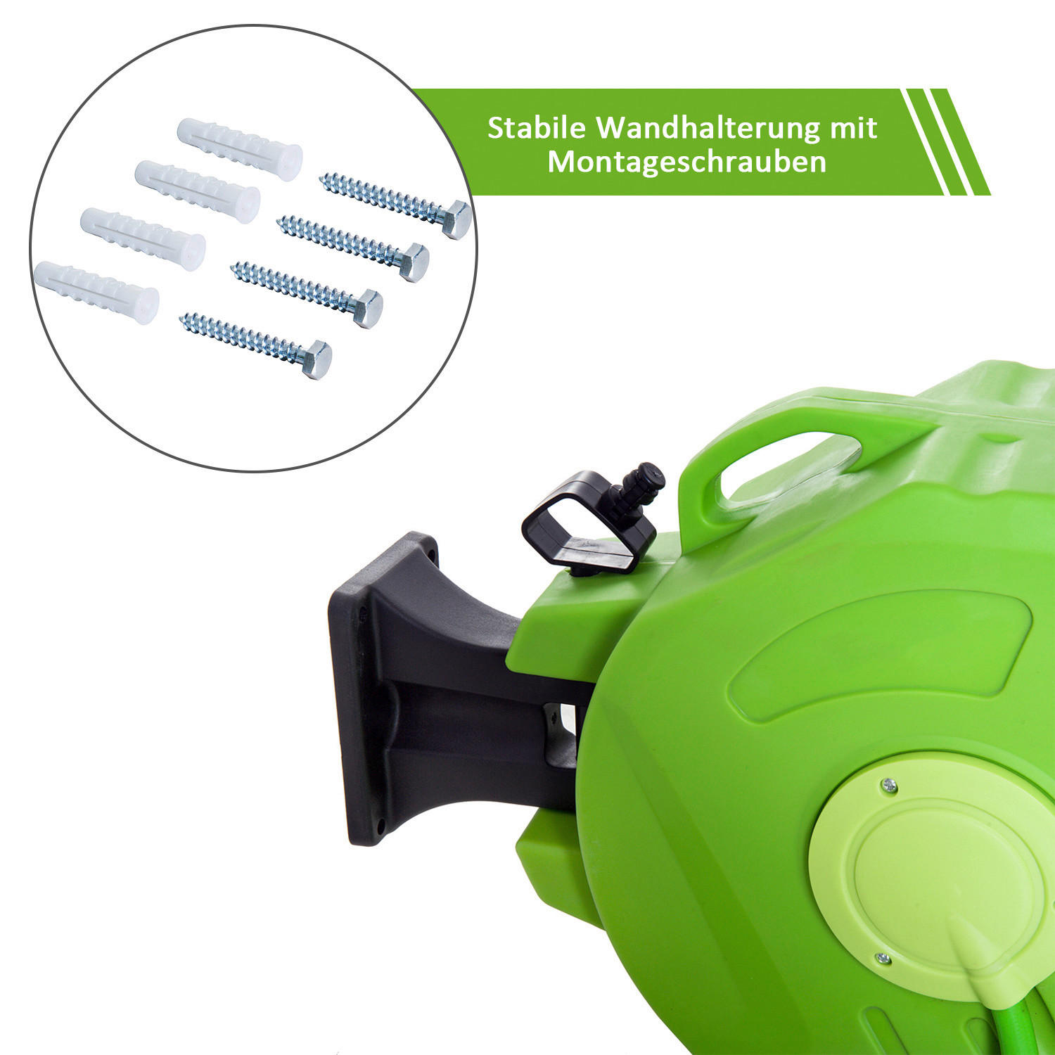 Outsunny Schlauchaufroller schwenkbar...