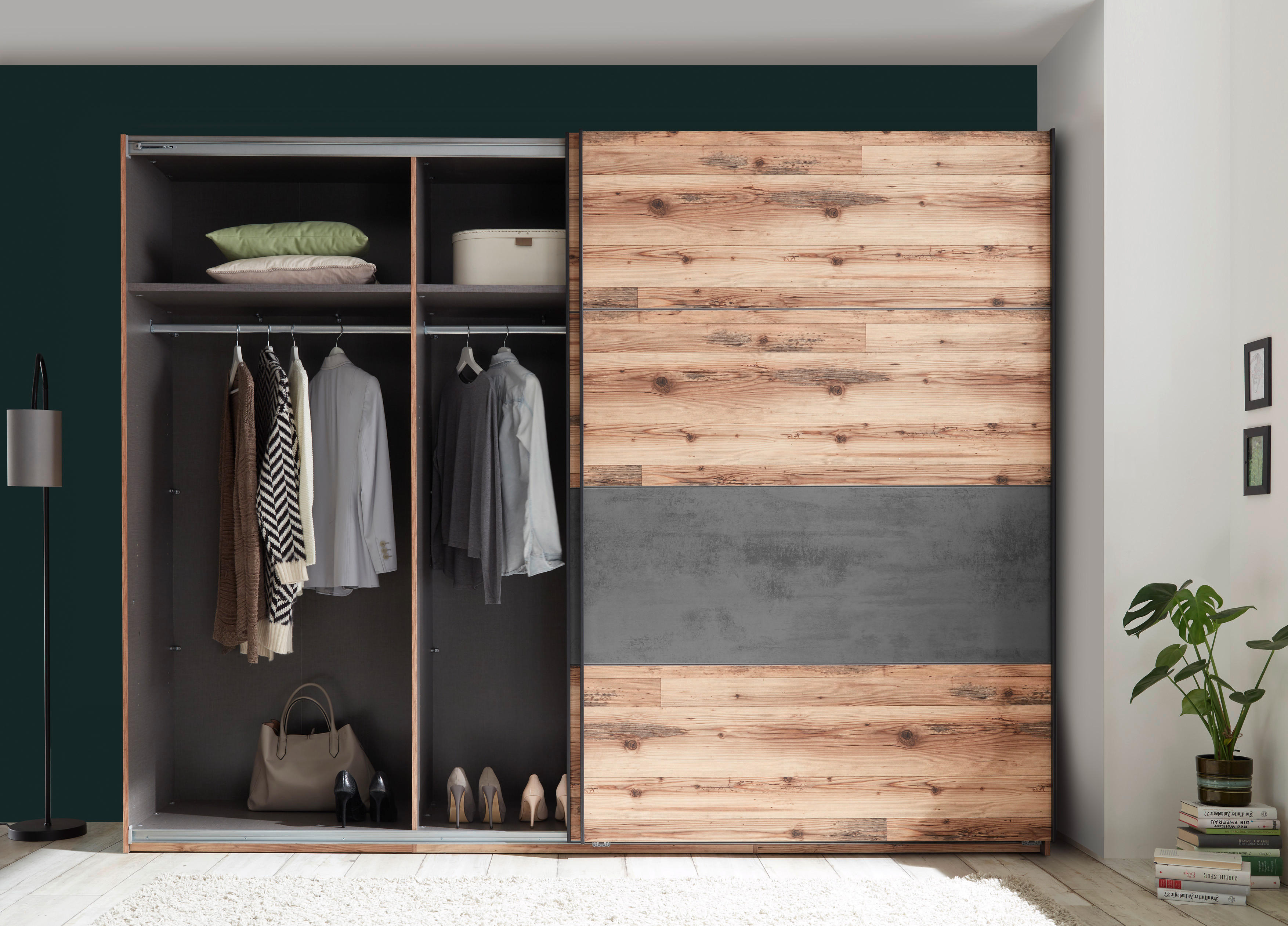 Schwebetürenschrank Alicante B/H/T: ca. 270x210x60 cm Alicante - (270,00/210,00/60,00cm)