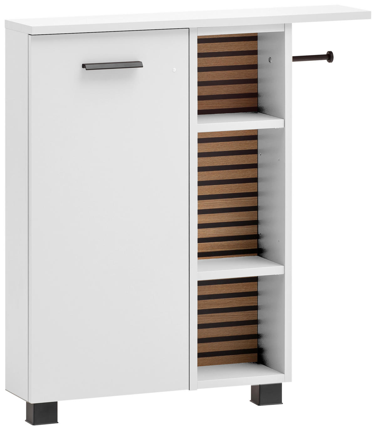 Unterschrank Katta weiß matt B/H/T: ca. 70,7x74,3x17 cm Katta - weiß (70,70/74,30/17,00cm) - Schildmeyer