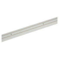 Gardinenschiene weiß Kunststoff L: ca. 120 cm 2.0 Läufe Schiene_Hohlkammer_2lfg. - weiß (120,00cm) - ondeco