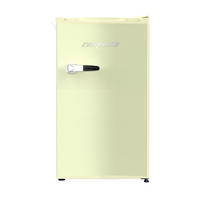 Respekta Retro Kühlschrank KG83C-52 creme B/H/T: ca. 47,4x83x44,7 cm Kühlschrank KG83C-52 - creme (47,40/83,00/44,70cm) - Respekta