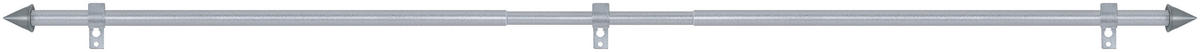 POCOline Stilgarnitur Kegel silber Metall D: ca. 1,6 cm ausziehbar von ca. 130 bis 320 cm 1.0 Läufe Kegel - silber (1,60cm) - POCOline
