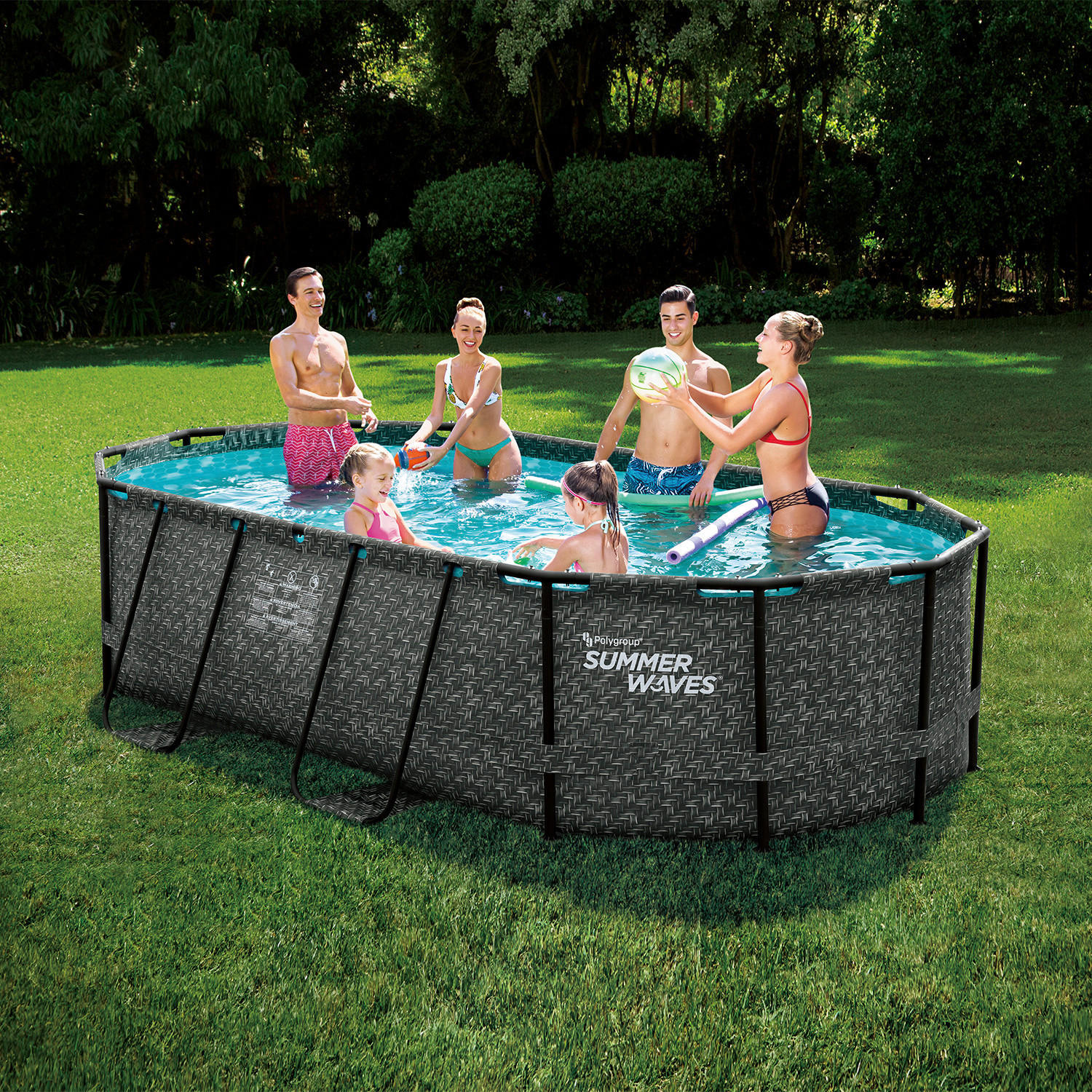 Summer Waves Poolset Active Frame B/H/L:...