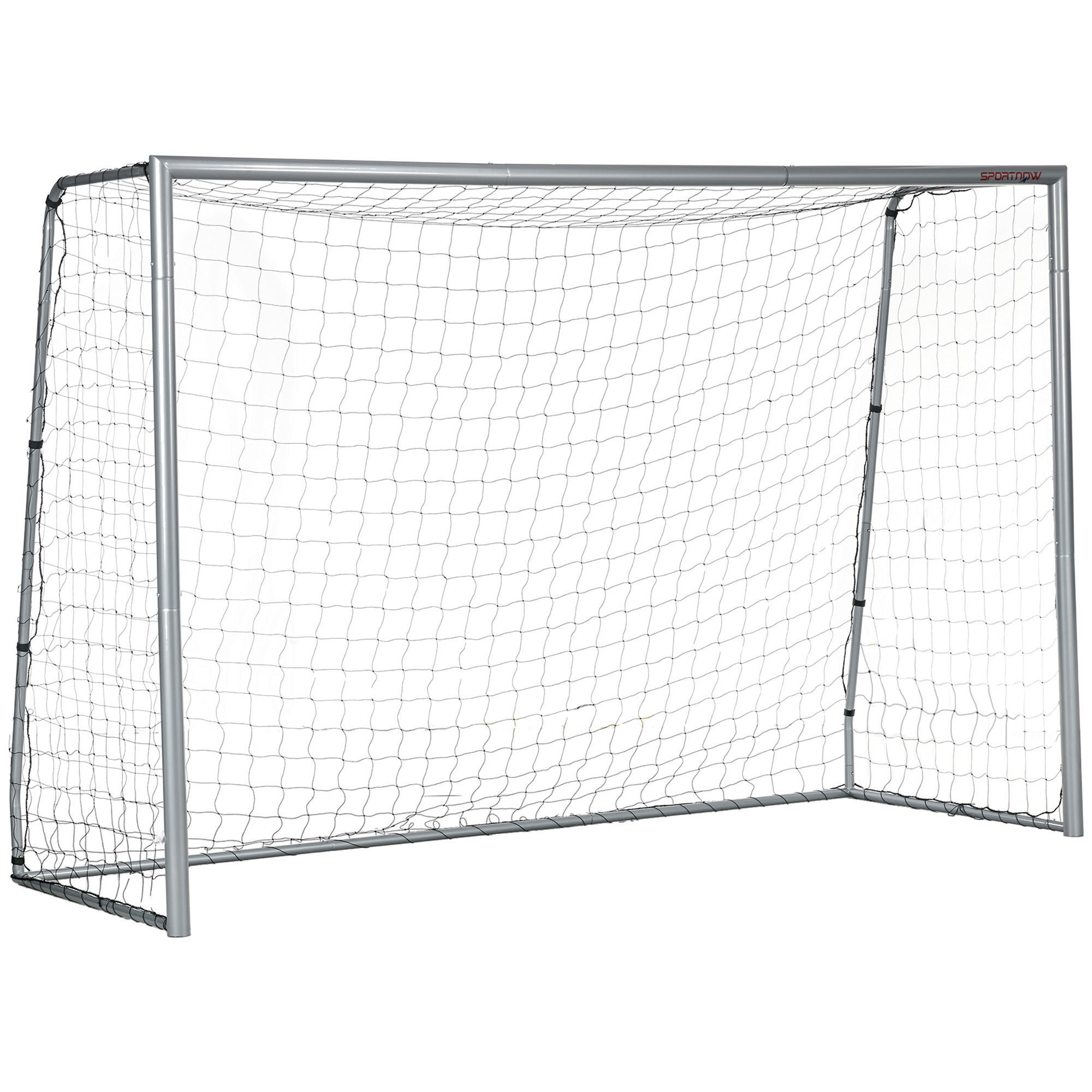 SPORTNOW Fußballtor grau Polyethylen B/H/L: ca. 120x200x300 cm Fußballtor - grau (300,00/120,00/200,00cm) - SPORTNOW