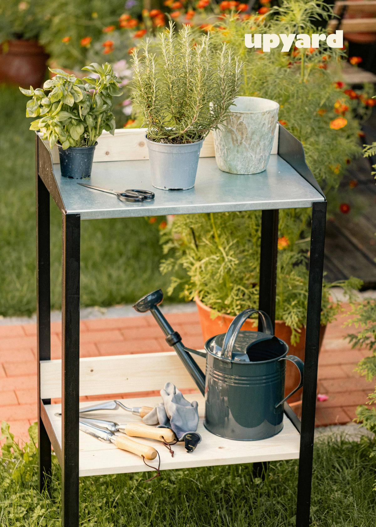 UPYARD Pflanztisch MODERN natur B/H/L: ca. 39x92x80 cm MODERN - natur (80,00/39,00/92,00cm) - UPYARD
