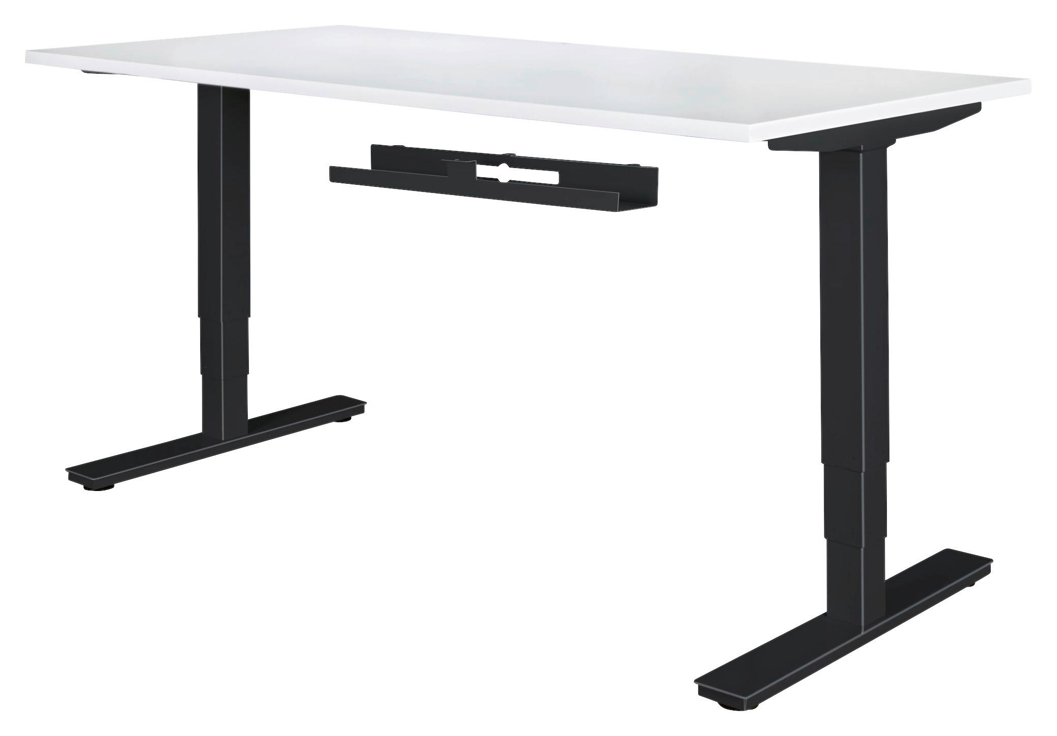 Zubehör schwarz Metall B/H/T: ca. 80x7x13 cm Kabelkanal Schreibtisch - schwarz (80,00/7,00/13,00cm) - Amstyle