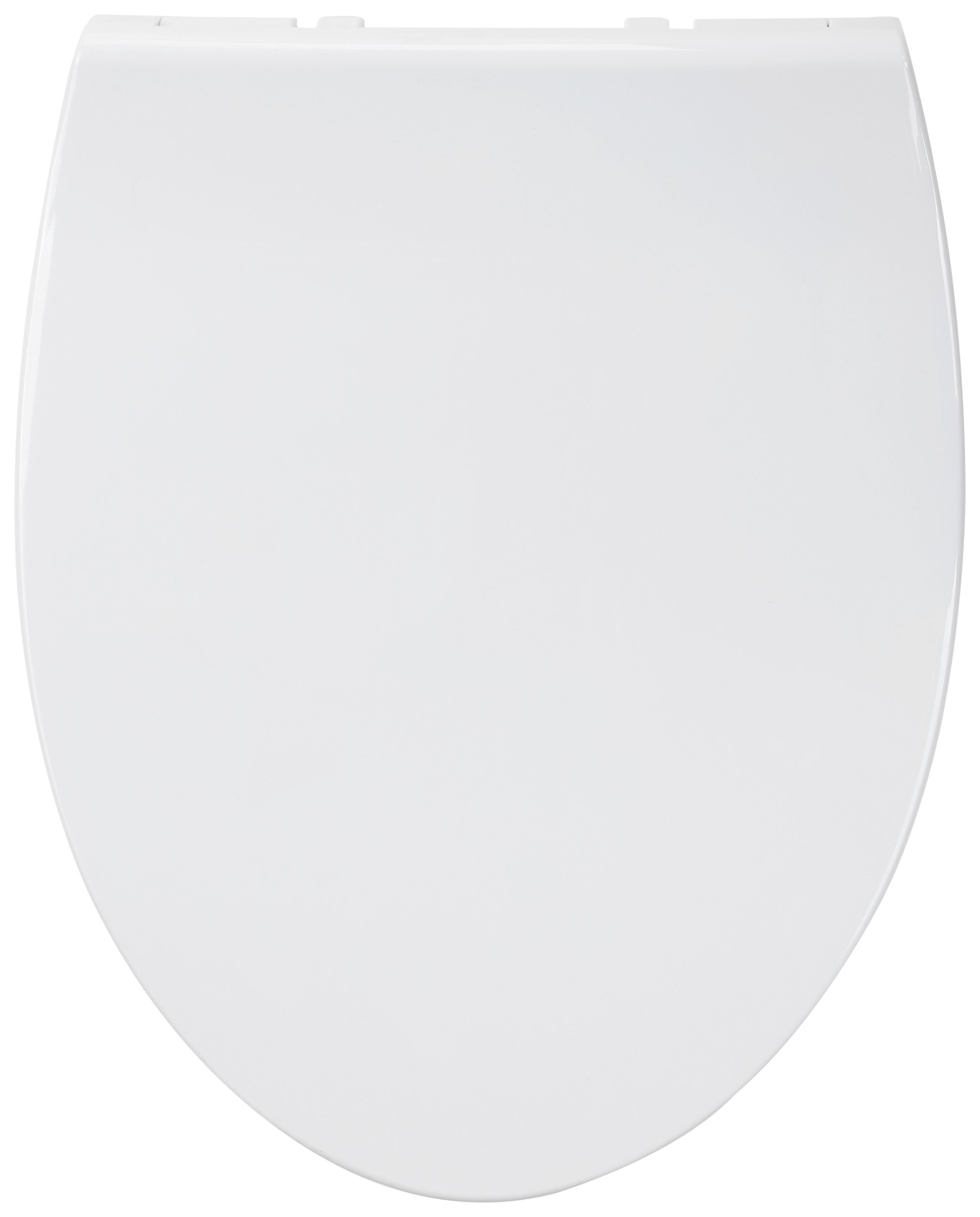 WC-Sitz weiß Duroplast B/H/L: ca. 44x3,7x37 cm WC-Sitz Duroplast - weiß (37,00/44,00/3,70cm) - HI