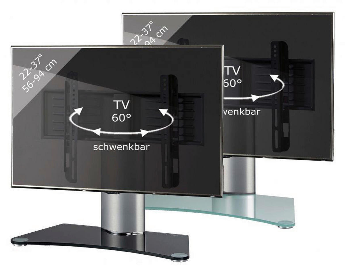 VCM Standfuß Tisch Standfuß schwarz Tisch Standfuß Windoxa - schwarz (70,00/56,00/30,00cm) - VCM