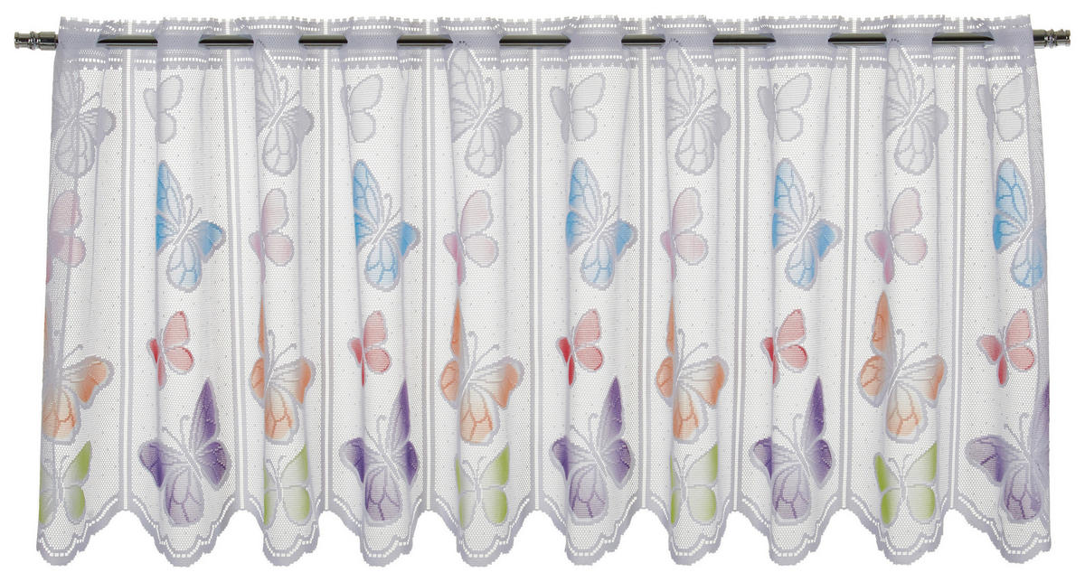 Scheibengardine Schmetterling bunt B/L: ca. 145x45 cm Schmetterling - bunt (145,00/45,00cm) - POCOline