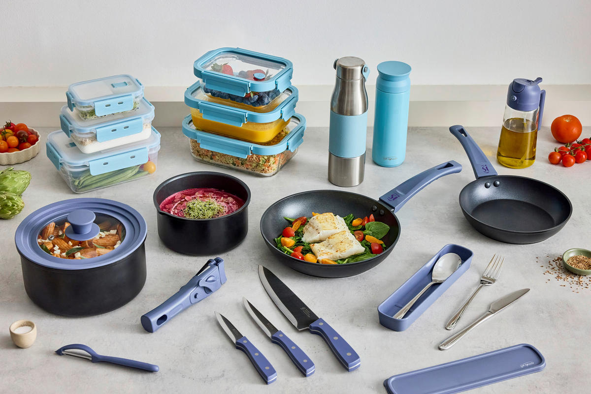 SAN IGNACIO Vorratsdose MEDITERRANEA blau MEDITERRANEA - blau/transparent - SAN IGNACIO