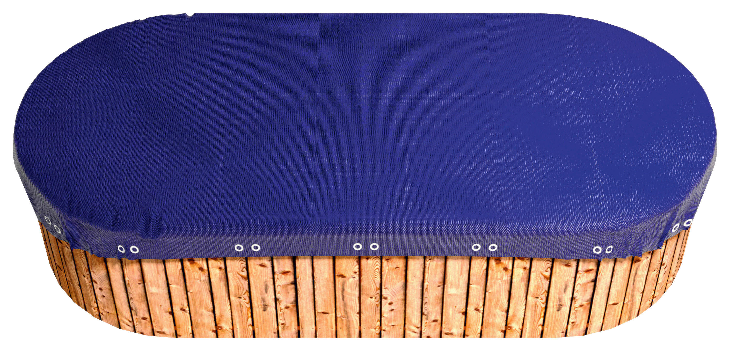 Grasekamp Abdeckplane für Pool oval royalblau Kunststoff B/L: ca. 400x800 cm Abdeckplane_oval_800x400cm - royalblau (400,00/800,00cm) - Grasekamp