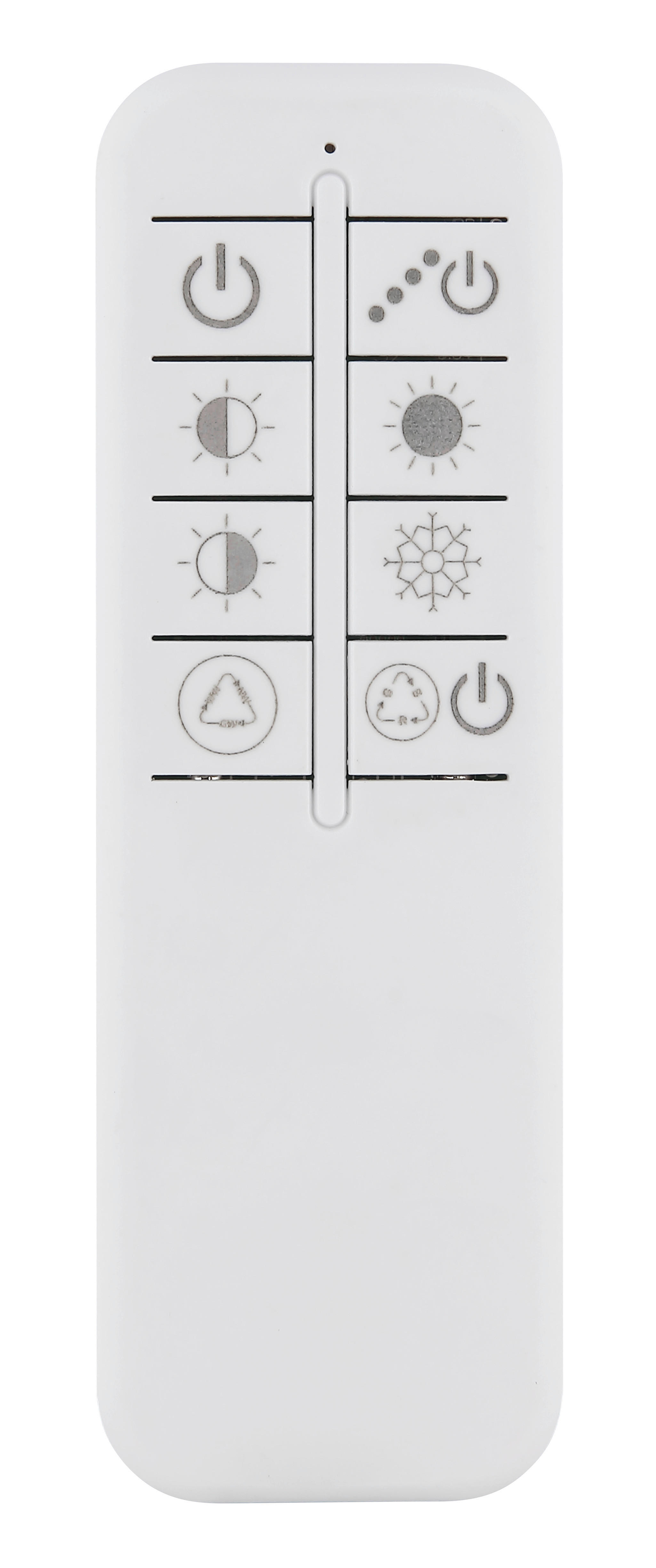 GLOBO Deckenventilator Deckenleuchte-Jolliana - weiß/schwarz (52,00/10,00/52,50cm) - GLOBO