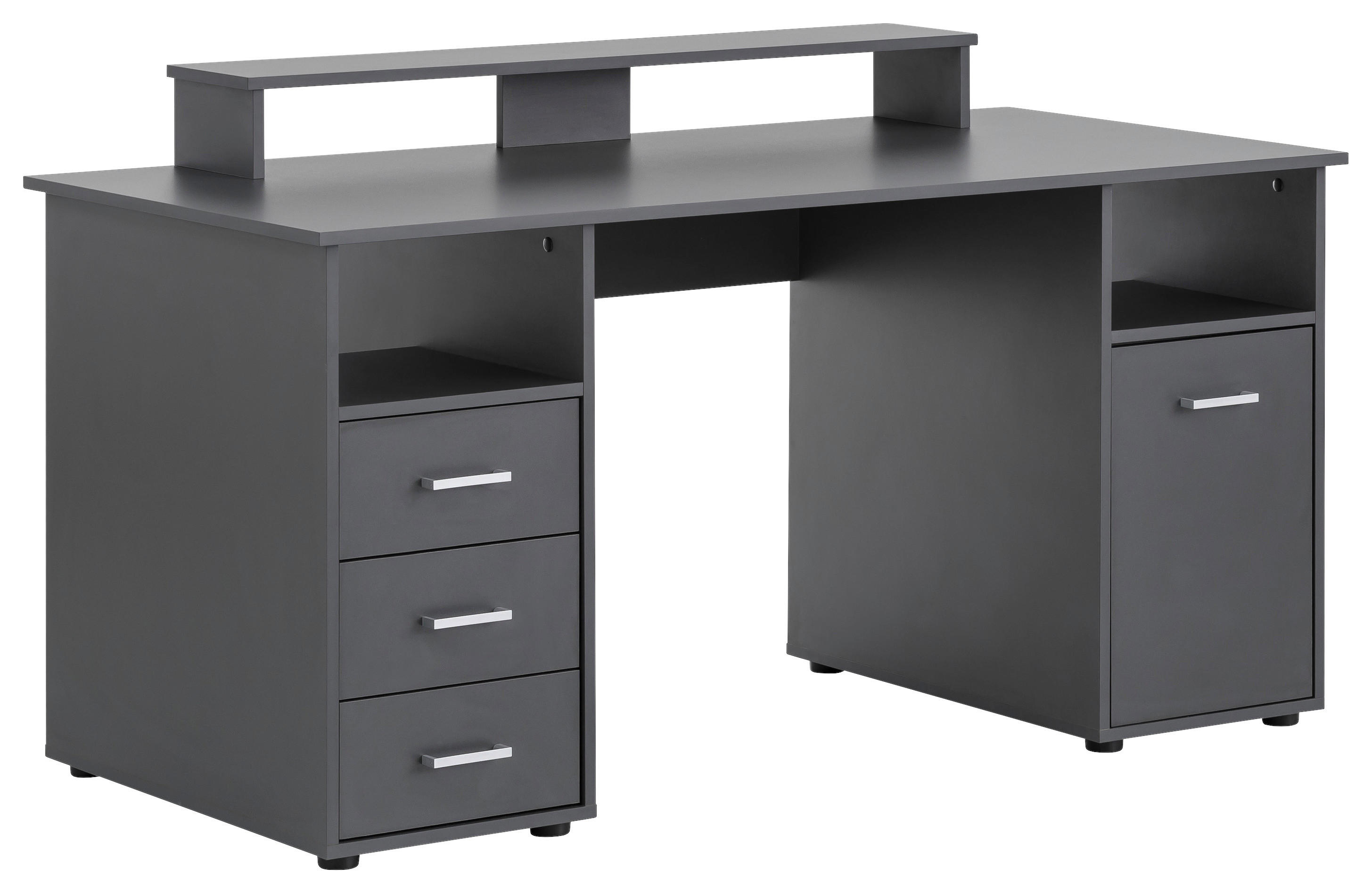 Schreibtisch Niels anthrazit B/H/T: ca. 150x86,7x70 cm Niels - anthrazit (150,00/86,70/70,00cm) - Möbelpartner