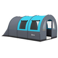 Outsunny Campingzelt B/H/L: ca. 260x200x480 cm Campingzelt - grau (480,00/260,00/200,00cm) - Outsunny