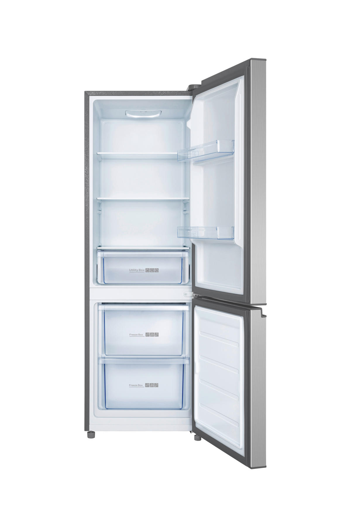 PKM Kühl-/Gefrierkombination KG162EIXN Inox B/H/T/L: ca. 49,8x145,5x51,5x51,5 cm KG162EIXN - Inox (51,50/49,80/145,50cm) - PKM