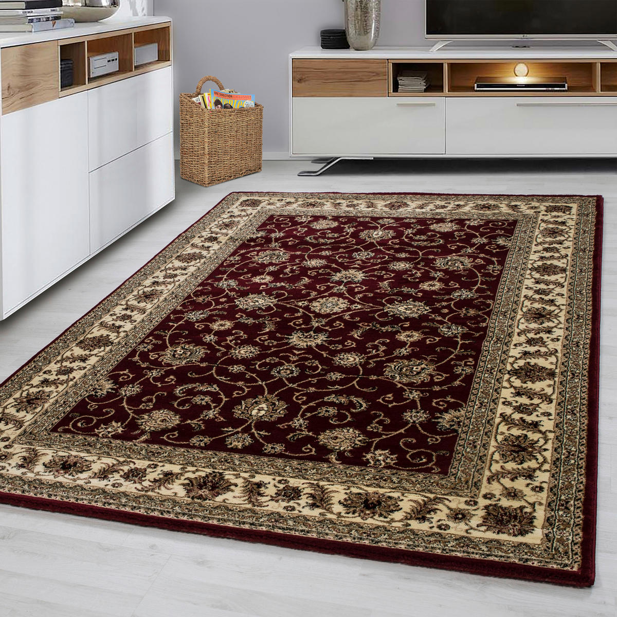 Ayyildiz Teppich MARRAKESH rot B/L: ca. 80x150 cm MARRAKESH - rot (80,00/150,00cm) - Ayyildiz