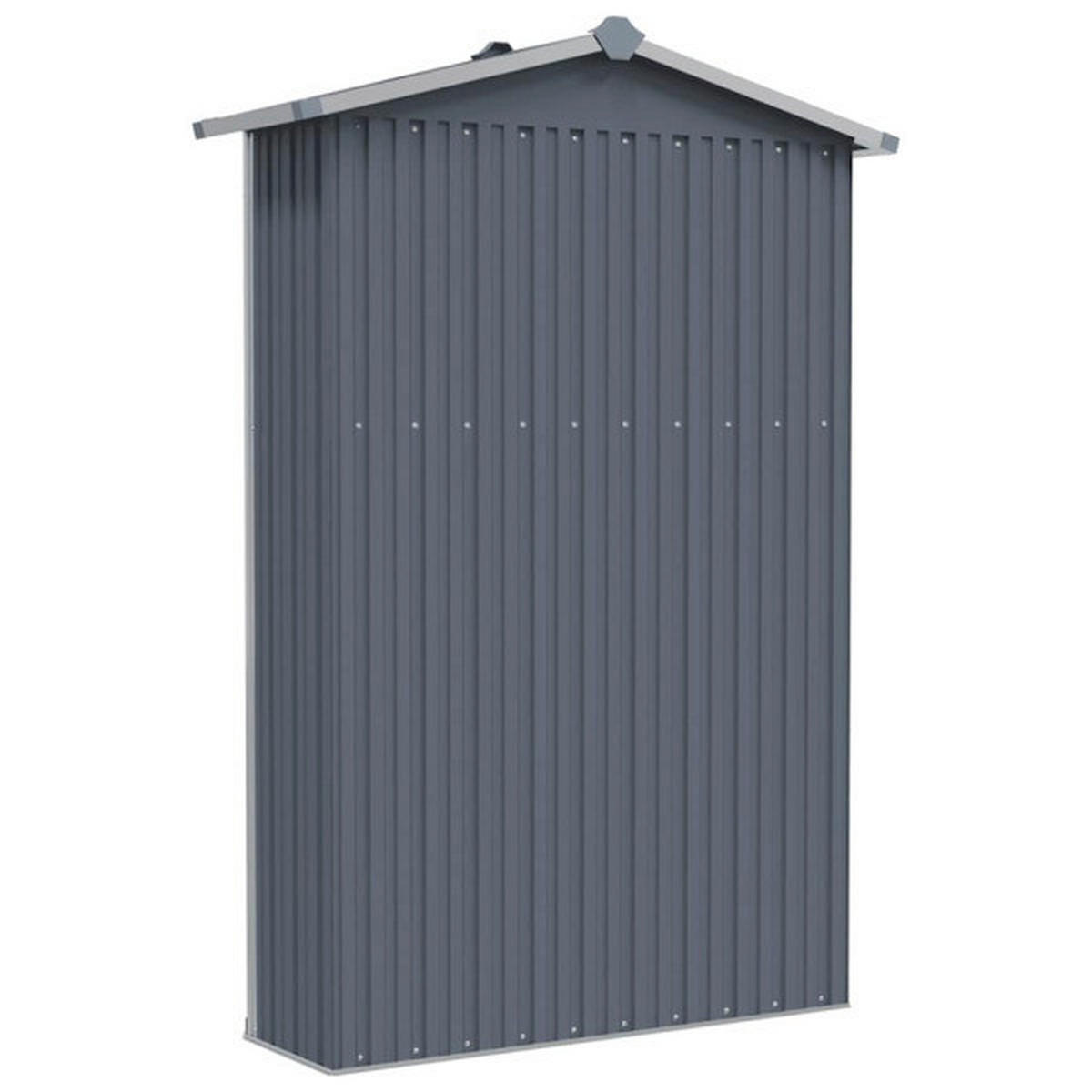 VidaXL Gerätehaus grau B/H: ca. 116x175 cm Gerätehaus - grau (116,00/175,00cm) - VidaXL