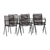 Acamp Gartenstuhl Alpha Rope anthrazit Aluminium B/H/T: ca. 55x83x57 cm Alpha Rope - anthrazit (55,00/83,00/57,00cm) - Acamp