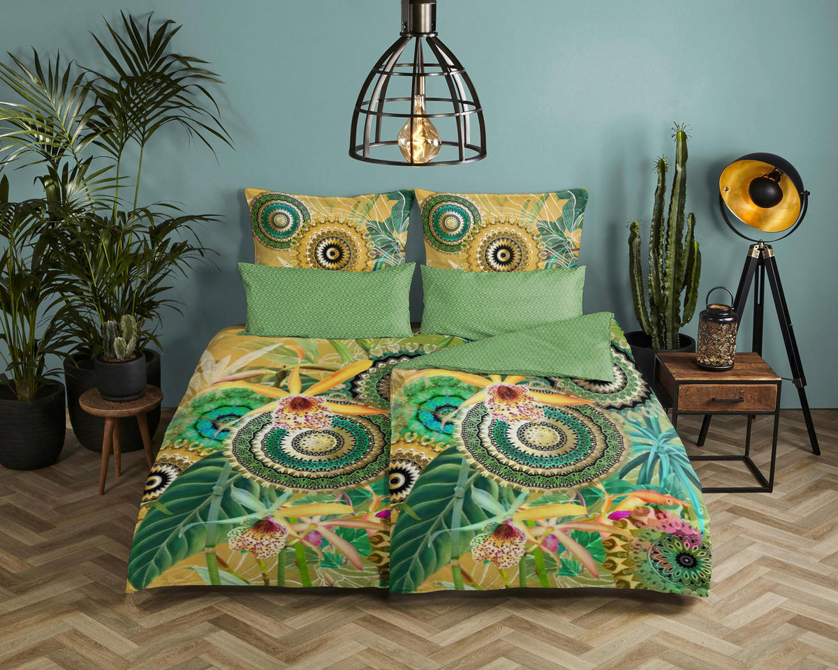 Baumwoll Bettwäsche Yissa Satin Yissa - Multi (155,00/220,00cm) - HIP