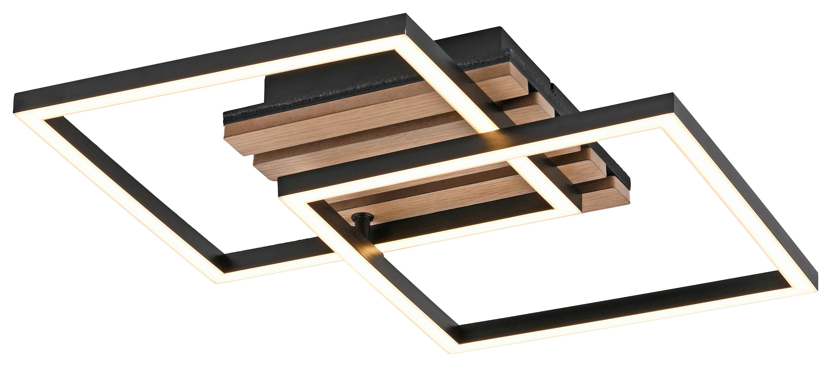 Just Light LED-Deckenleuchte B/H/L: ca. 36x7,8x37 cm LED-Deckenleuchte_Akustika - (37,00/36,00/7,80cm) - Just Light