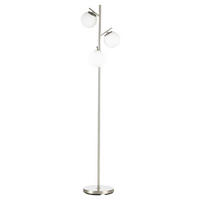 HOMCOM Stehleuchte B31-319V90SR Stehleuchte - silber (169,00/27,00/27,00cm) - HOMCOM