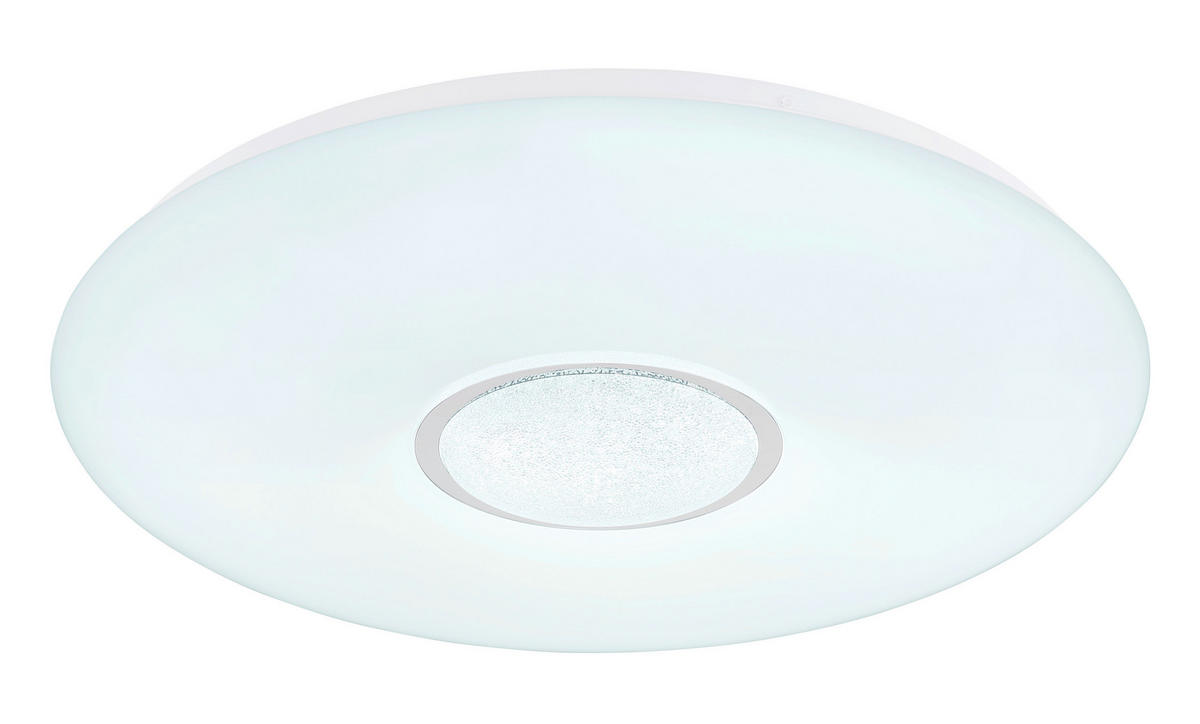 GLOBO Deckenleuchte 41367-40DS weiß Metall Kunststoff D: ca. 48,5 cm LED-Deckenleuchte_Sully - weiß (48,50cm) - GLOBO