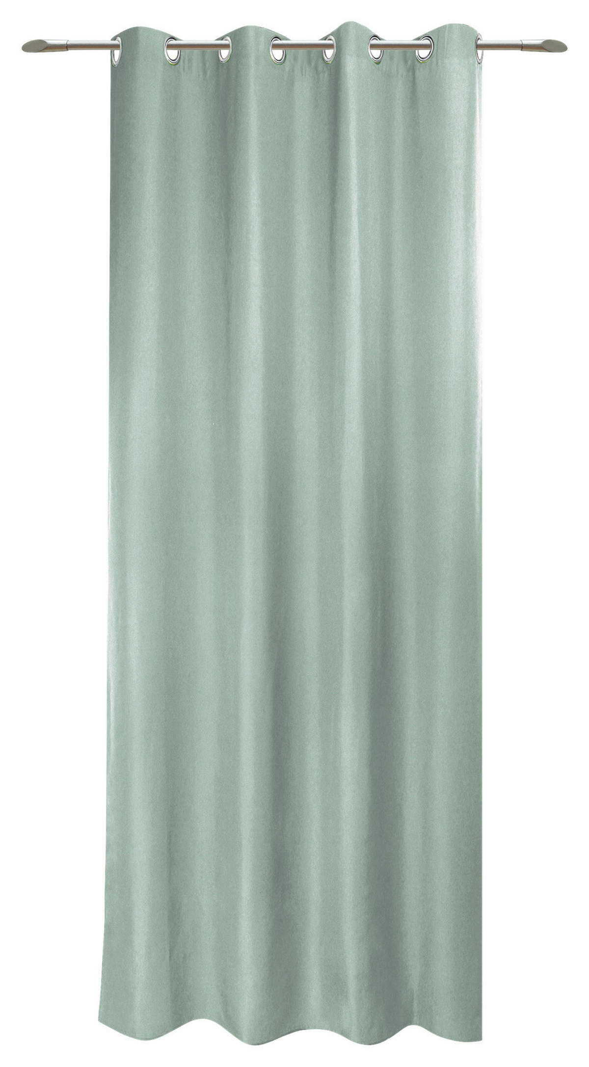 POCOline Ösenvorhang Sorrento salbei B/L: ca. 140x245 cm Sorrento - salbei (140,00/245,00cm) - POCOline