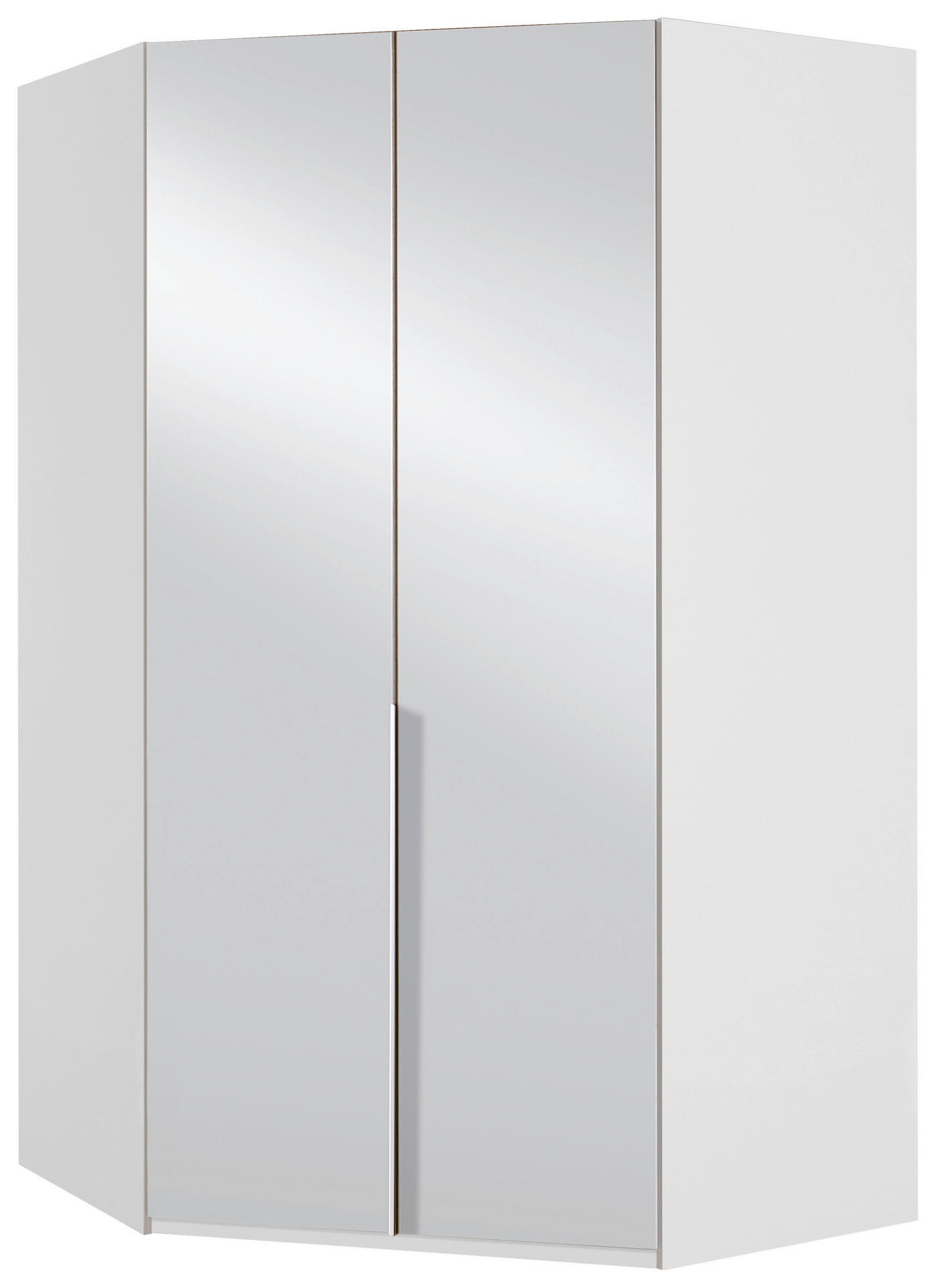 Eckschrank New York C Alpinweiß B/H/T: ca. 120x236x120 cm New York C - Alpinweiß (120,00/236,00/120,00cm)