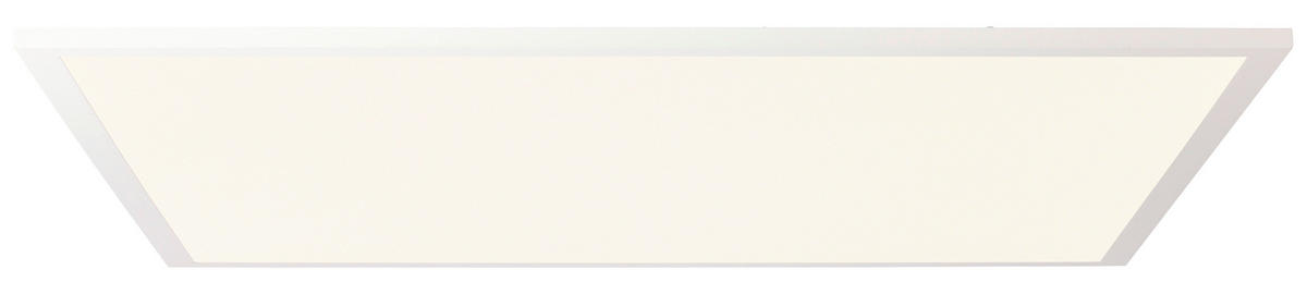 Brilliant Deckenleuchte Buffi G90357A05 weiß Metall Kunststoff B/H/L: ca. 59,5x5x59,5 cm Buffi - weiß (59,50/59,50/5,00cm) - Brilliant