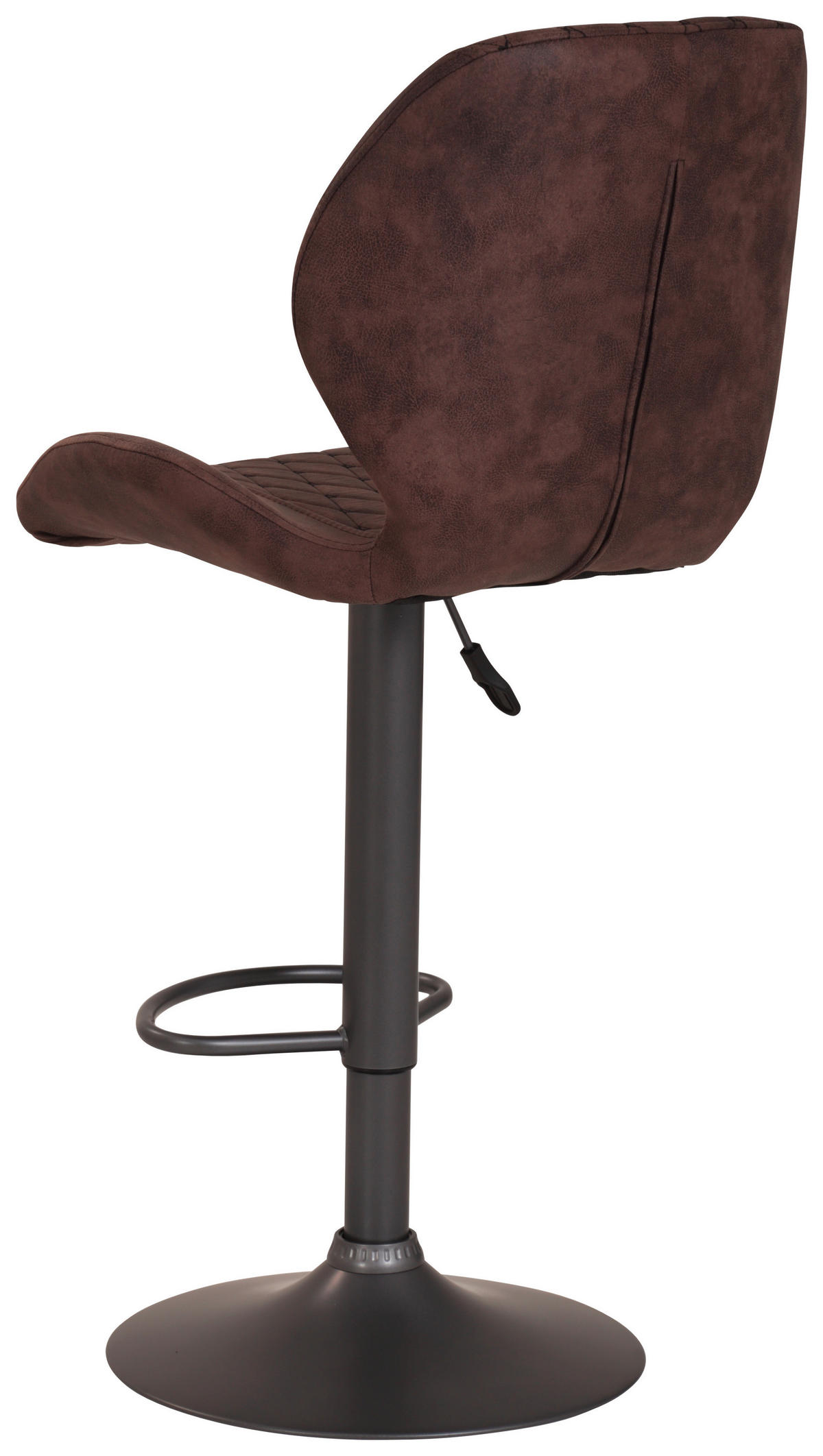 Barhocker Sonja braun Vintage B/H/T: ca. 42x96x51 cm Sonja - braun/grau (42,00/96,00/51,00cm)