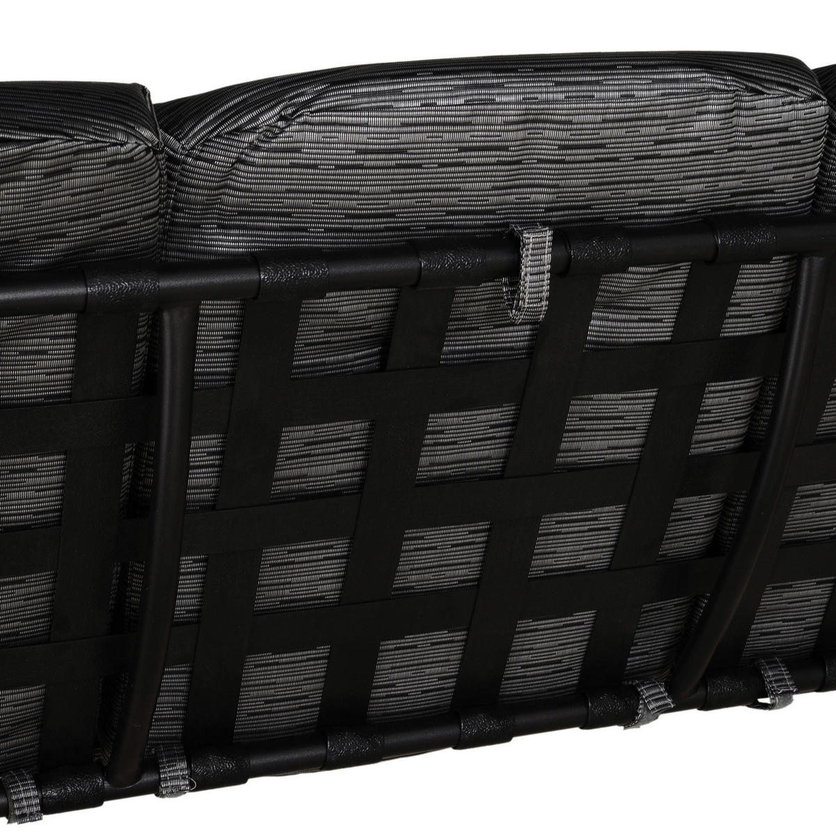 Outsunny Hollywoodschaukel schwarz Stahl B/H/T: ca. 200x170x120 cm Hollywoodschaukel_3-Sitzer - schwarz (200,00/170,00/120,00cm) - Outsunny
