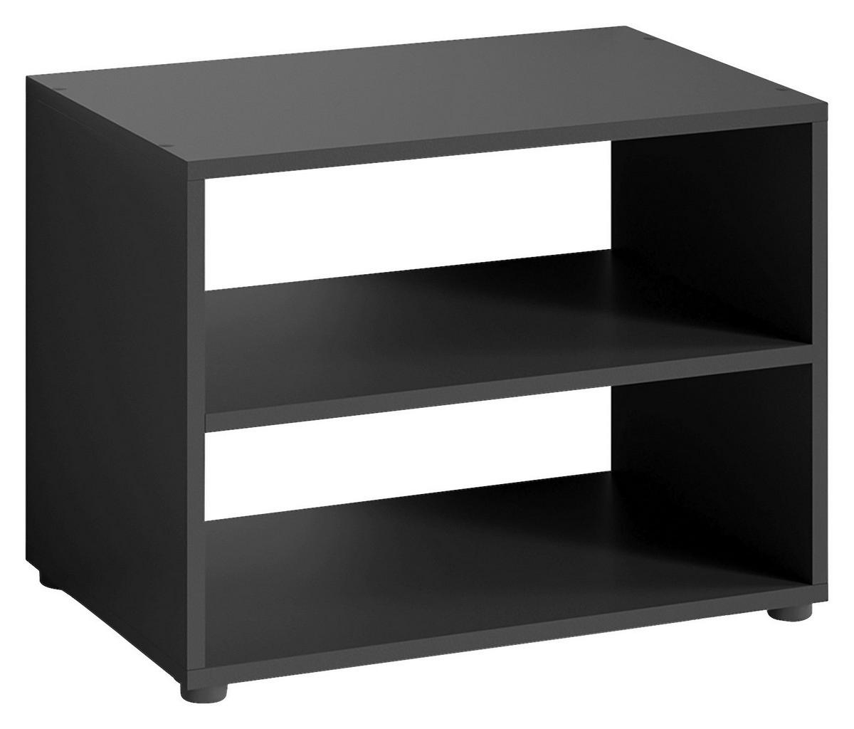 TV-Aufsatz VICTORIA schwarz Holzwerkstoff B/H/T: ca. 60x45x39 cm VICTORIA - schwarz (60,00/45,00/39,00cm) - byLIVING