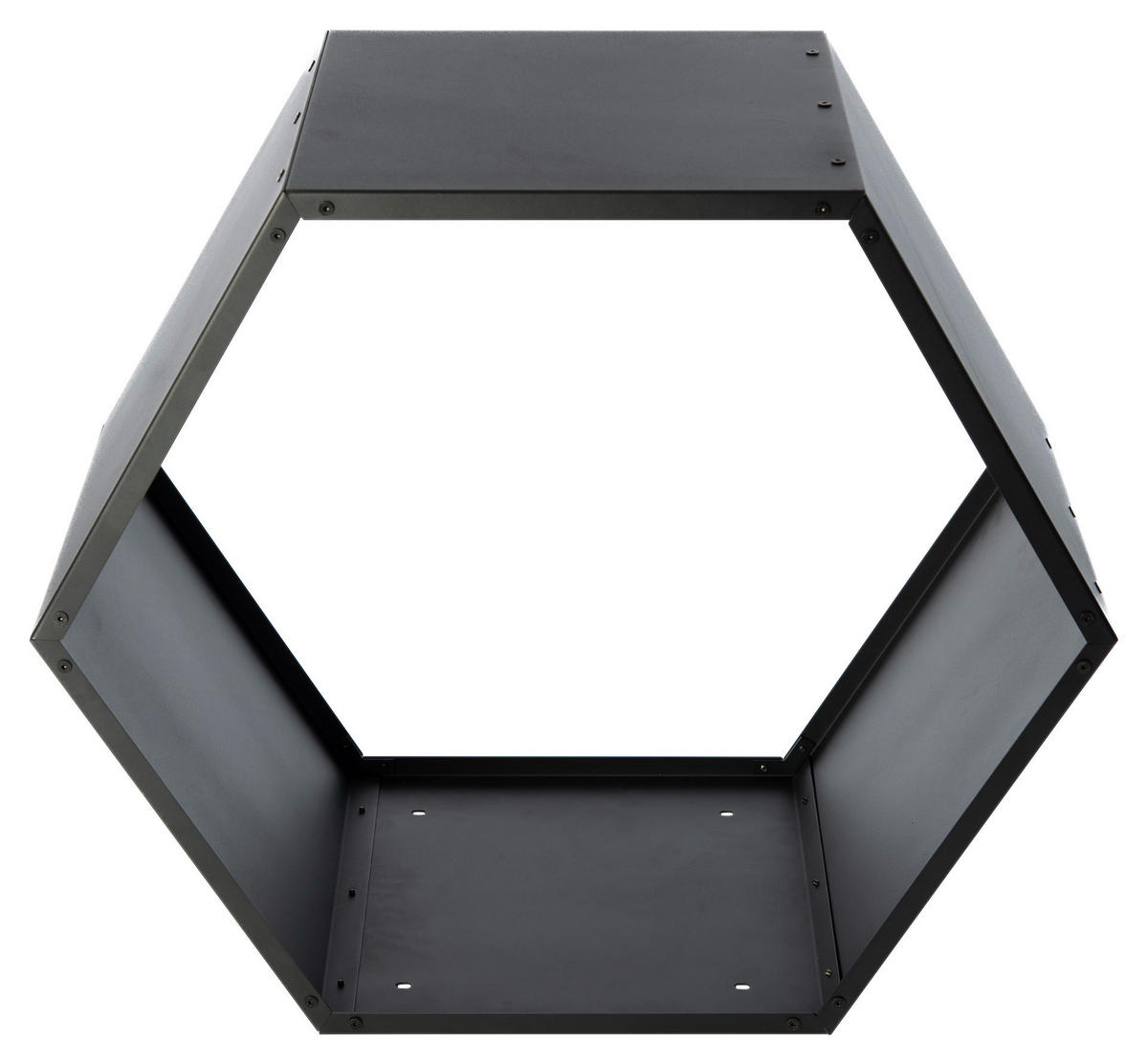 Westmann Kaminholzregal Biene schwarz B/H/L: ca. 83x77x45 cm Biene - schwarz (45,00/83,00/77,00cm) - Westmann