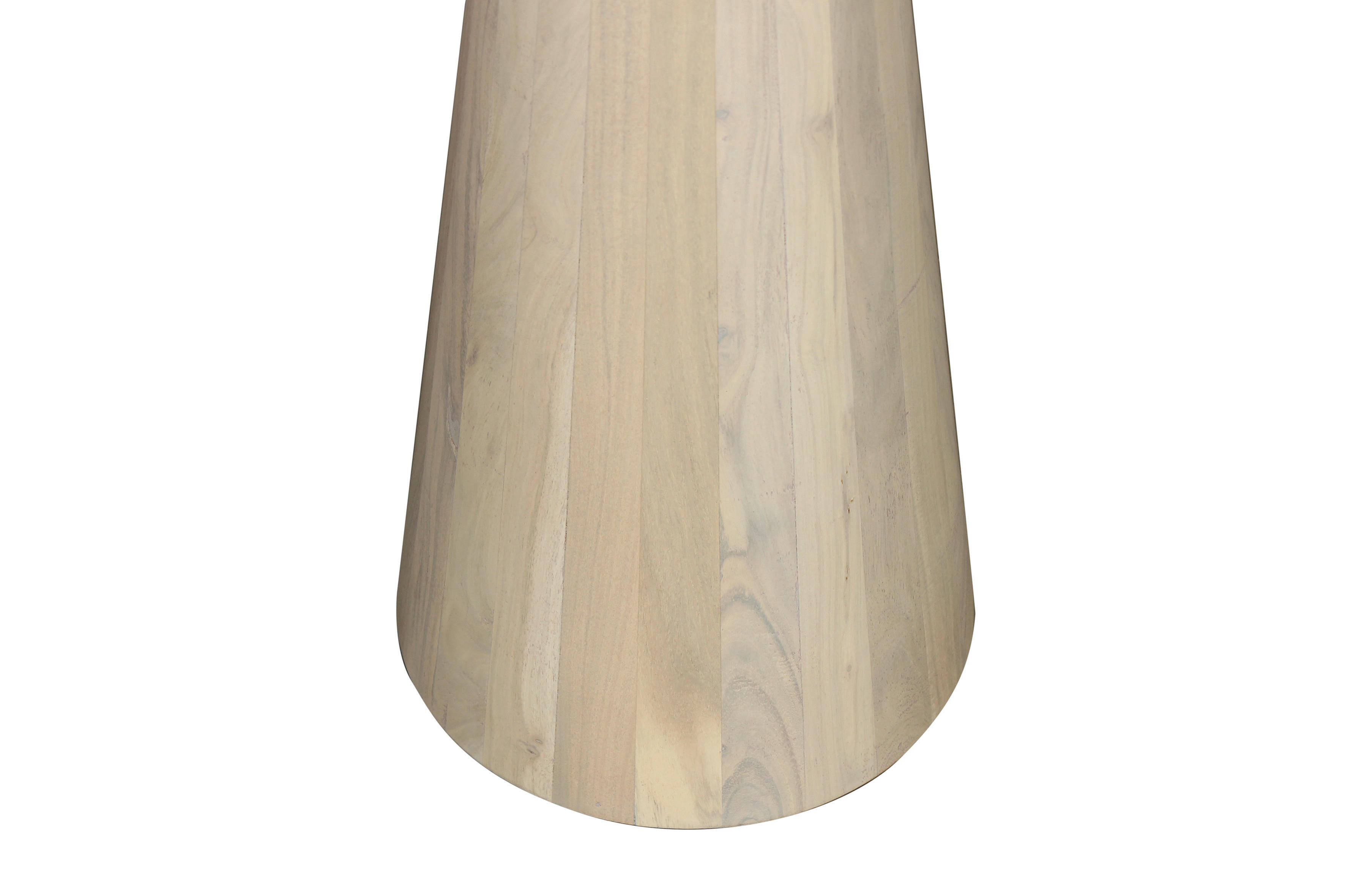 Beistelltisch CONE weiß gekälkt Akazie H/D: ca. 50x40 cm CONE - weiß (40,00/50,00cm) - byLIVING