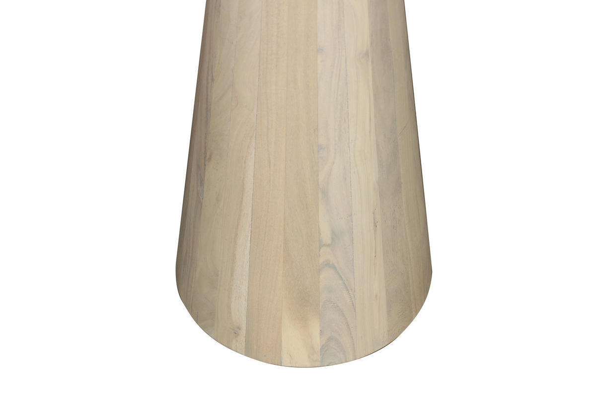 Beistelltisch CONE weiß gekälkt Akazie H/D: ca. 50x40 cm CONE - weiß (40,00/50,00cm) - byLIVING